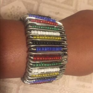Safety Pin Bracelet